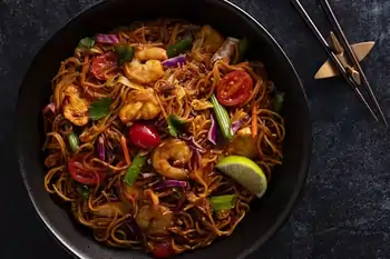 Gluten-Free Singapore Street Noodles