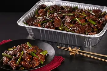 Pan of Mongolian Beef