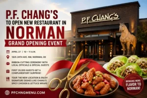 Read more about the article P.F. Chang’s Opens New Restaurant in Norman with Grand Opening Event